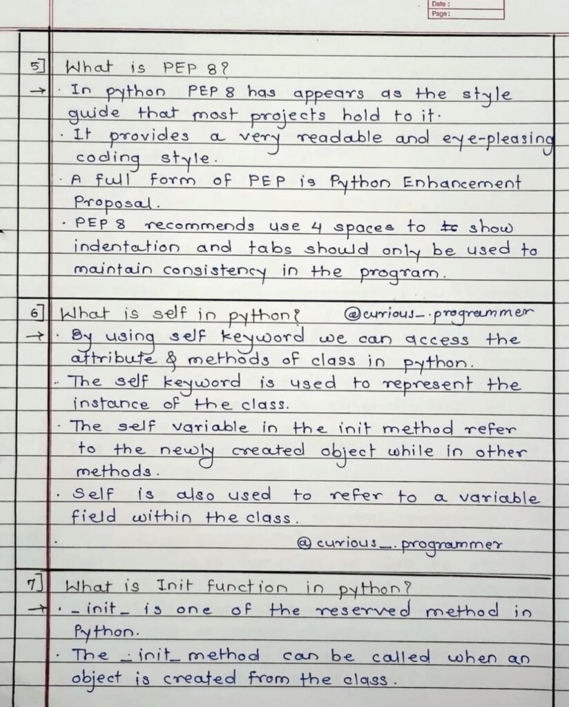 Python Interview Questions Answers page 0003